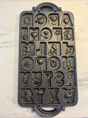 John Wright alphabet mold